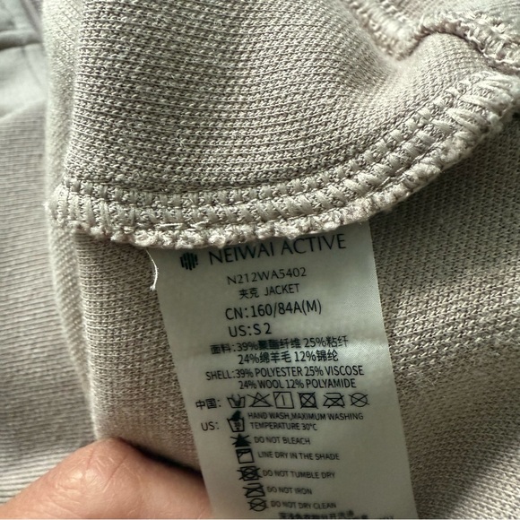 Neiwai half-zip wool blend sweatshirt - Picture 8 of 8